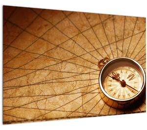 Obraz - Kompas (90x60 cm)