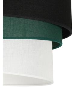 Duolla - Prisadený luster TRIO 1xE27/15W/230V pr. 45 cm čierna/zelená/biela