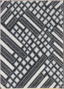 Berfin Dywany , Kusový koberec Aspect 1812 Dark Grey, 140x190, šedá, chodba / predsieň