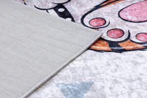 Dywany Łuszczów Detský kusový koberec Bambino 1960 Tiger indian white - 80x150 cm