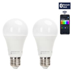 SADA 2x LED Stmievat. žiarovka MESH Smart A60 E27/12W/230V 2700-6500K - Aigostar