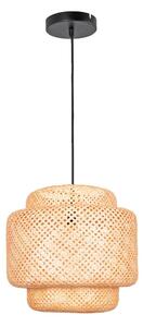 Luster na lanku BERTA 1xE27/20W/230V pr. 50 cm bambus
