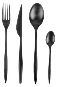 Jedálenské príbory Matt black 24 dielov