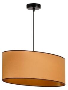 Duolla - Luster na lanku OVAL VEGAN 1xE27/15W/230V hnedá
