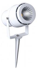 LED Vonkajšia lampa LED/12W/100-240V IP65 biela - zelené svetlo