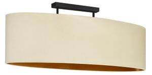 Duolla - Prisadený luster OVAL VEGAN 2xE27/15W/230V krémová