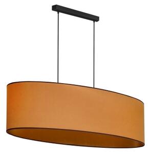 Duolla - Luster na lanku OVAL VEGAN 2xE27/15W/230V hnedá