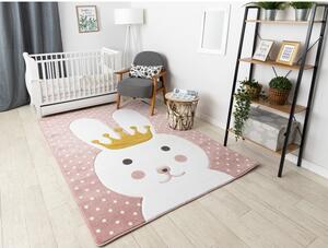 Dywany Łuszczów Detský kusový koberec Petit Bunny pink - 120x170 cm