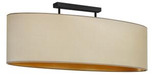 Duolla - Prisadený luster OVAL VEGAN 2xE27/15W/230V béžová