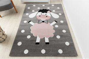 Dywany Łuszczów Detský kusový koberec Petit Dolly sheep grey - 160x220 cm