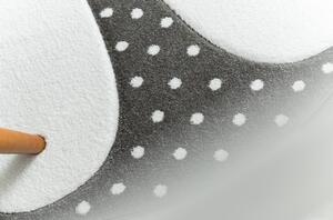 Dywany Łuszczów Detský kusový koberec Petit Bunny grey okrúhly - 160x160 (priemer) kruh cm