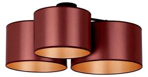 Duolla - Prisadený luster ROLLER TRIO SHINY 3xE27/15W/230V medená/zlatá