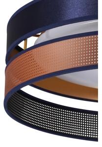 Duolla-LED Stropné svietidlo ROLLER DUO SHINY LED/24W/230V pr. 45 cm modrá/medená