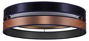 Duolla-LED Stropné svietidlo ROLLER DUO SHINY LED/24W/230V pr. 45 cm modrá/medená