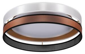 Duolla- LED Stropné svietidlo ROLLER DUO SHINY LED/24W/230V pr. 45 cm biela/medená