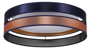 Duolla-LED Stropné svietidlo ROLLER DUO SHINY LED/24W/230V pr. 45 cm modrá/medená