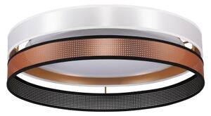 Duolla- LED Stropné svietidlo ROLLER DUO SHINY LED/24W/230V pr. 45 cm biela/medená