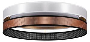 Duolla- LED Stropné svietidlo ROLLER DUO SHINY LED/24W/230V pr. 45 cm biela/medená