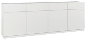 ŠIROKÁ KOMODA, biela, 224,8/82,4/40 cm MID.YOU - Online Only drobný nábytok, Online Only