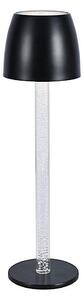 LED stmievateľná nabíjacia stolná lampa LED/3W/5V 3000K čierna