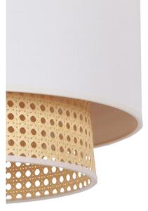 Duolla - Stropné svietidlo BOHO 1xE27/15W/230V pr. 45 cm krémová/ratan