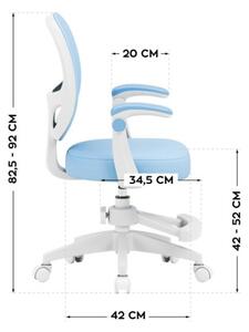 Detská otočná stolička Mark Adler Junior 3.1 Blue