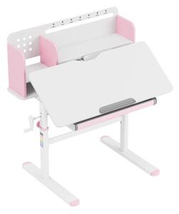 Detský rastúci písací stôl Mark Adler Study 5.0 Pink