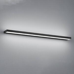 Nástenné svietidlo LED Helestra Slate, matná čierna 90 cm