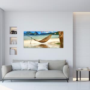Obraz - Relax na pláži (120x50 cm)