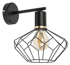 Rabalux 71064 - Nástenné svietidlo FRAN 1xE27/40W/230V pr. 20 cm čierna