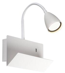 Rabalux 71090 - Nástenná lampa s poličkou TACITO 1xGU10/25W/230V biela