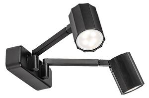 Rabalux 73028 - Nástenné bodové svietidlo KARTER 2xGU10/5W/230V