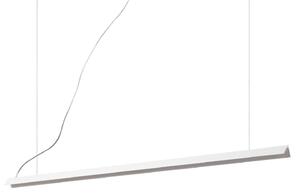 Závesné svietidlo Ideal Lux LED V-Line, biele