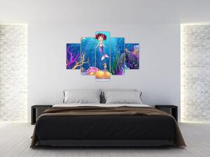Obraz - Vodná víla (150x105 cm)