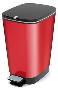 Červený pedálový plastový odpadkový kôš 25 l Chic Bin – KIS