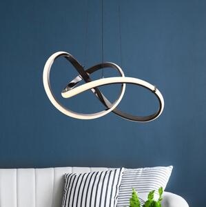 Zuma Line MD9717-1-3BCD - LED Luster na lanku INDIGO LED/44W/230V čierna