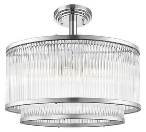 Zuma Line C0528-05H-F4AC - Luster na tyči SERGIO 5xE14/60W/230V chróm