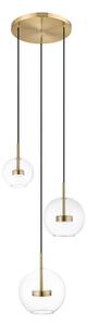 Zuma Line P0428-03L-L4AC - LED Luster na lanku ENCELADUS 3xLED/5W/230V zlatá