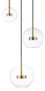 Zuma Line P0428-03L-L4AC - LED Luster na lanku ENCELADUS 3xLED/5W/230V zlatá