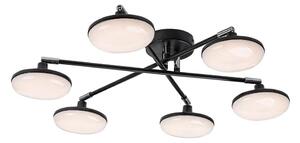 Rabalux 71063 - LED Prisadený luster MADI LED/24W/230V 3000K čierna