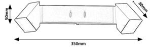 Rabalux 71271 - LED Nástenné svietidlo KESSY 2xLED/4W/230V 3000K