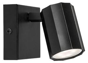 Rabalux 73023 - Nástenné bodové svietidlo ROGELIO 1xGU10/5W/230V čierna