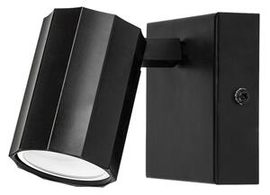 Rabalux 73023 - Nástenné bodové svietidlo ROGELIO 1xGU10/5W/230V čierna