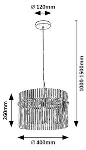 Rabalux 72261 - Luster na lanku INESA 1xE27/40W/230V