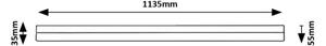 Rabalux 78052 - LED Podlinkové svietidlo BAND LED/24W/230V 4000K biela