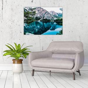 Obraz Jazerá v Alpách (70x50 cm)