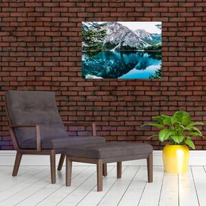 Obraz Jazerá v Alpách (70x50 cm)