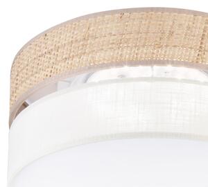 LED stropné svietidlo SIRJA BOHO LED/20W/230V pr. 35 cm béžová/krémová