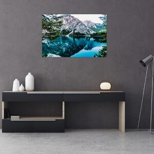Obraz Jazerá v Alpách (90x60 cm)
