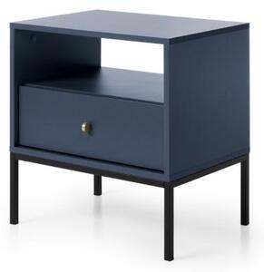 Nočný stolík Mono námornícky modrá (MS54), navy/čierny